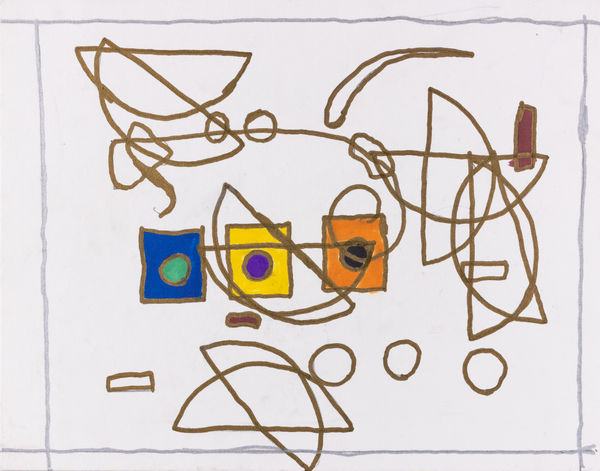 Ted Hamel, Squares, Circles and Stars, 2019