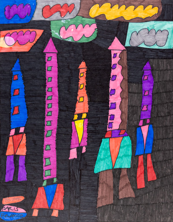 Maria Vanik, Towers Paris France, 2019