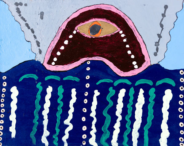 Marcelo Aguilar, Shark in the Lake, 2023