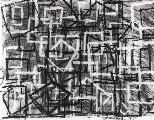 Alysha Kostelny, Disappearing Squares, 2024