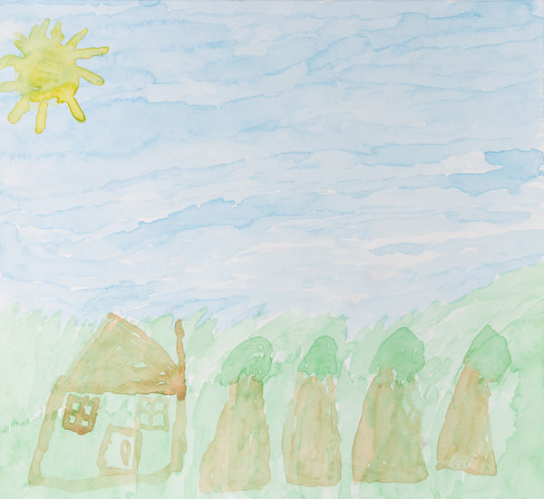 Joey Center, Sky With a House, 2021