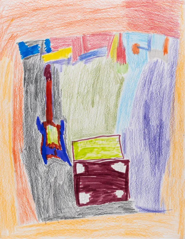 Joey Center, Untitled (Guitar), 2024