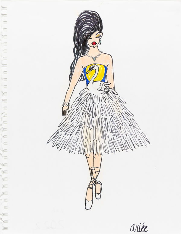 Ariée, Untitled (Swan Dress), 2022