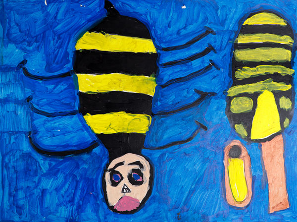 Jean Wilson, Untitled (Bee and Hive), n.d.