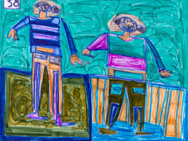 Rebecca Kubica, They are in the Front of the House, 2021