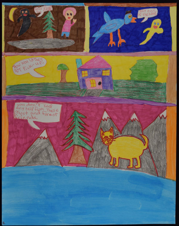 Christina Zion, A Ghost with Warewolves #2, 2016