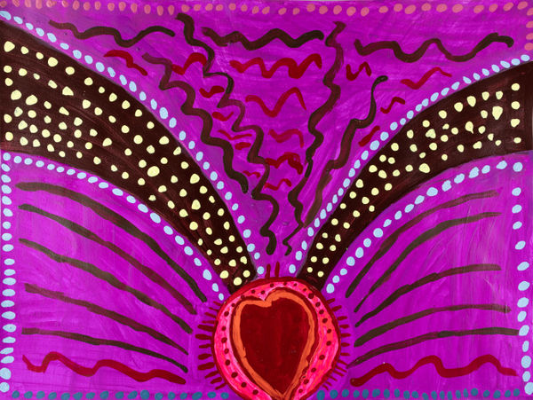 Marcelo Aguilar, Heart with Wings, 2023