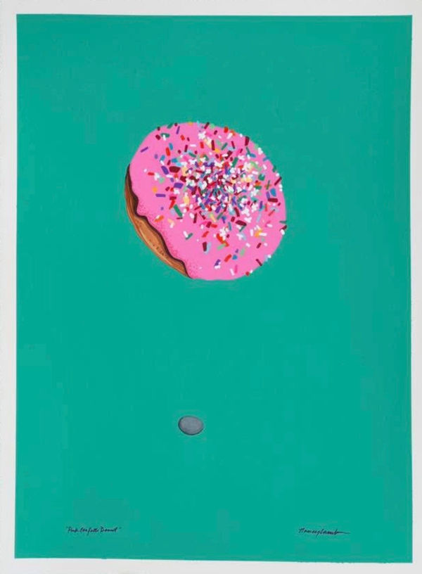 Nancy Lamb, Pink Confetti Donut, 2025