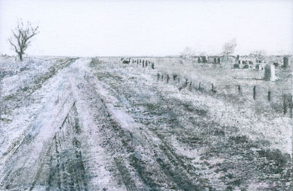 Katie Maratta, Muddy Road Past The Cemetery, 2019