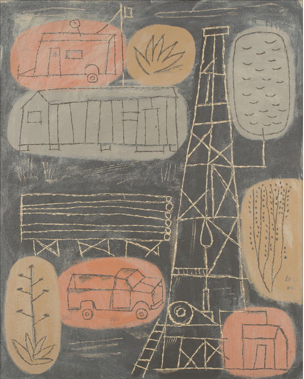 Jon Flaming, Oil Rig Near Pyote, Texas, 2014