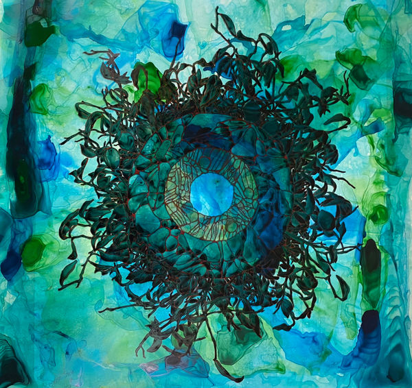 Janet Chaffee - Involute in Green, 2025