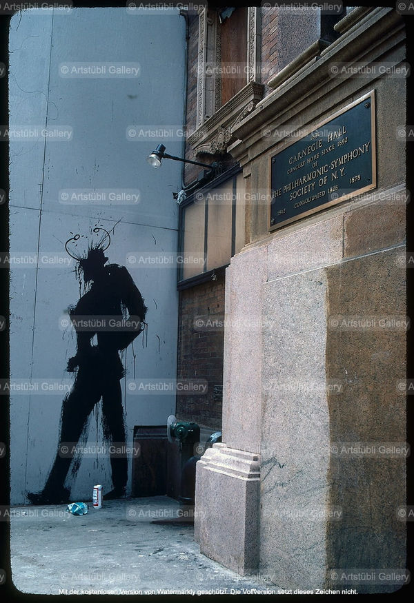 Vera Isler, Shadowman – Richard Hambleton, New York, 1982