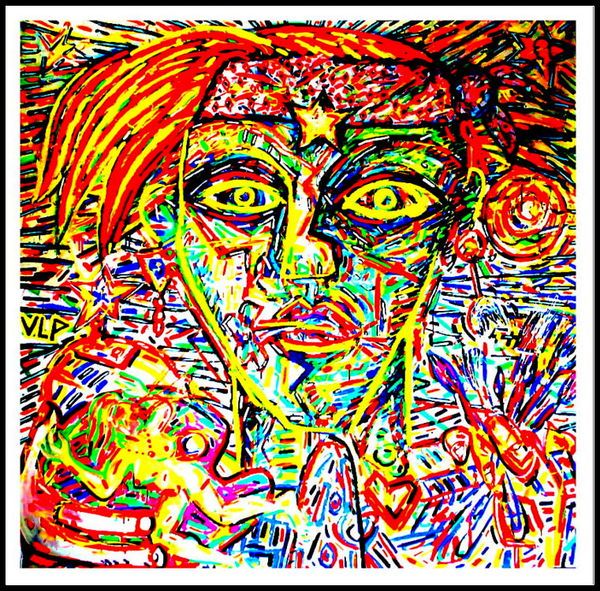 VLP (Vive La Peinture), Red Bandana, 1988