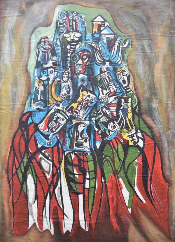 Bruce Onobrakpeya, Travail of the Continent Masquerades III