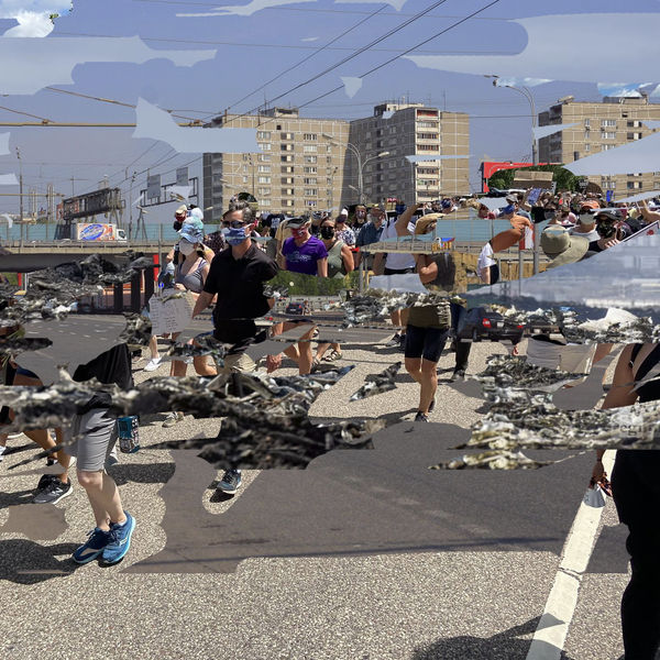 Anna Titova, City reclaimed by the multitude-6, 2021