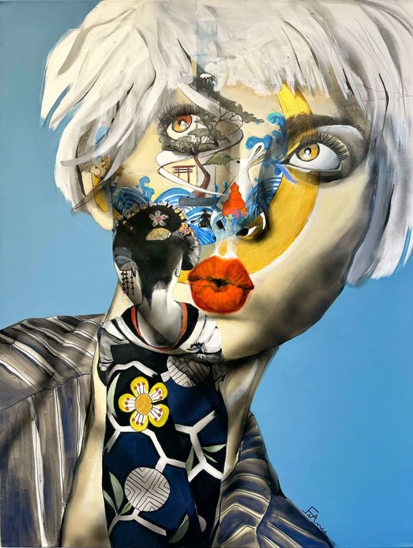 France Courpotin, Le lapin et la lune / The rabbit and the moon, 2023