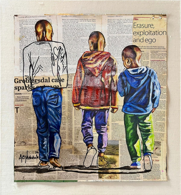 Andrew Ntshabele, Erasure, Exploration and Ego , 2024