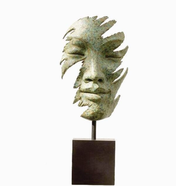 Anton Smit, Faces II - Small - Free-standing - Square Base, 2021