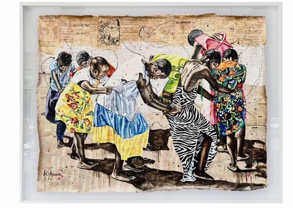 Andrew Ntshabele, Tales Woven Together VII, 2024