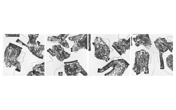 Max de Roy, Unit 1-4/9, polyptych, 2023