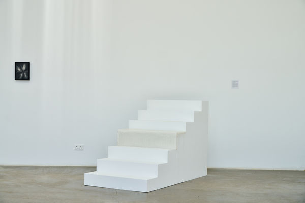 Sara Abdu As True Arrival Dissolves Destination…, 2026 Plywood and paraffin wax 106.5 x 88.5 x 171.5 cm