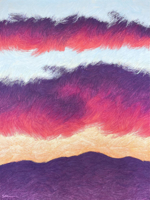 Shan Ogdemli, Sunset over Jemez, 2025