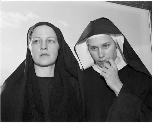 Lynn Whitney Identical Novitiates, 1984 Slave of the Immaculate Heart of Mary St. Benedictine Center, Still River, MA Gelatin silver print 16"x20"