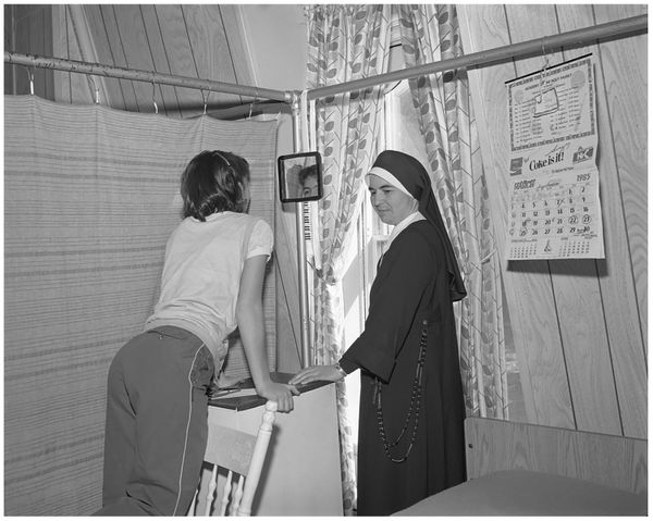 Lynn Whitney Mirror, 1984 Sisters of Charity, Baltic, CT Gelatin silver print 16"x20"