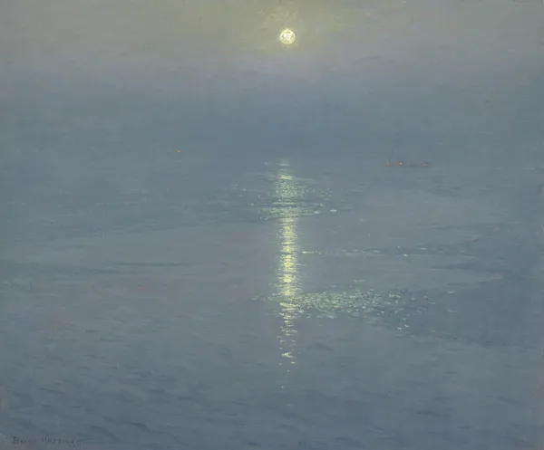 Lowell Birge Harrison, Moonrise in Charleston Harbor