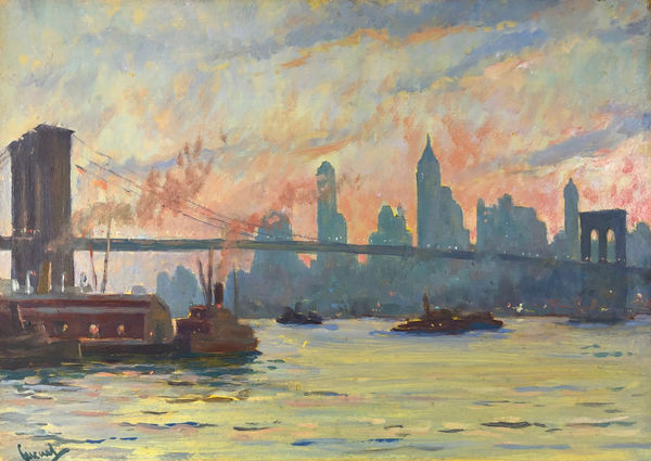 Edward Cucuel, Manhattan Towers (East River)