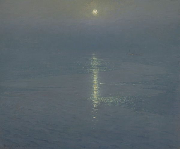 Lowell Birge Harrison, Moonrise in Charleston Harbor