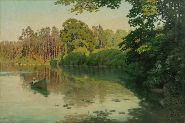 Anna Mary Richards Brewster, Cedar Swamp Pond, Matunuck, Rhode Island, 1914