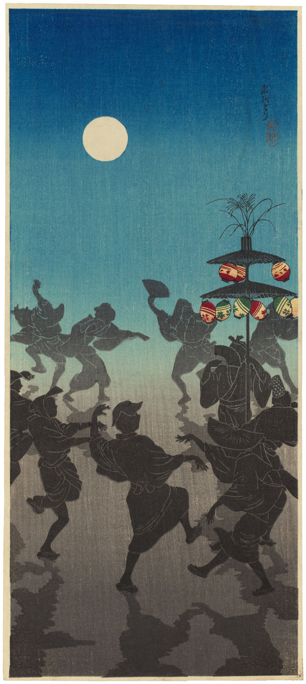 Takahashi Shotei (Hiroaki) (1871-1945), Dance Festival (Bon Odori), 1927-36