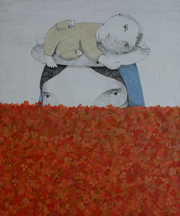 Mohamad Khayata, Flowers and memories, 2023