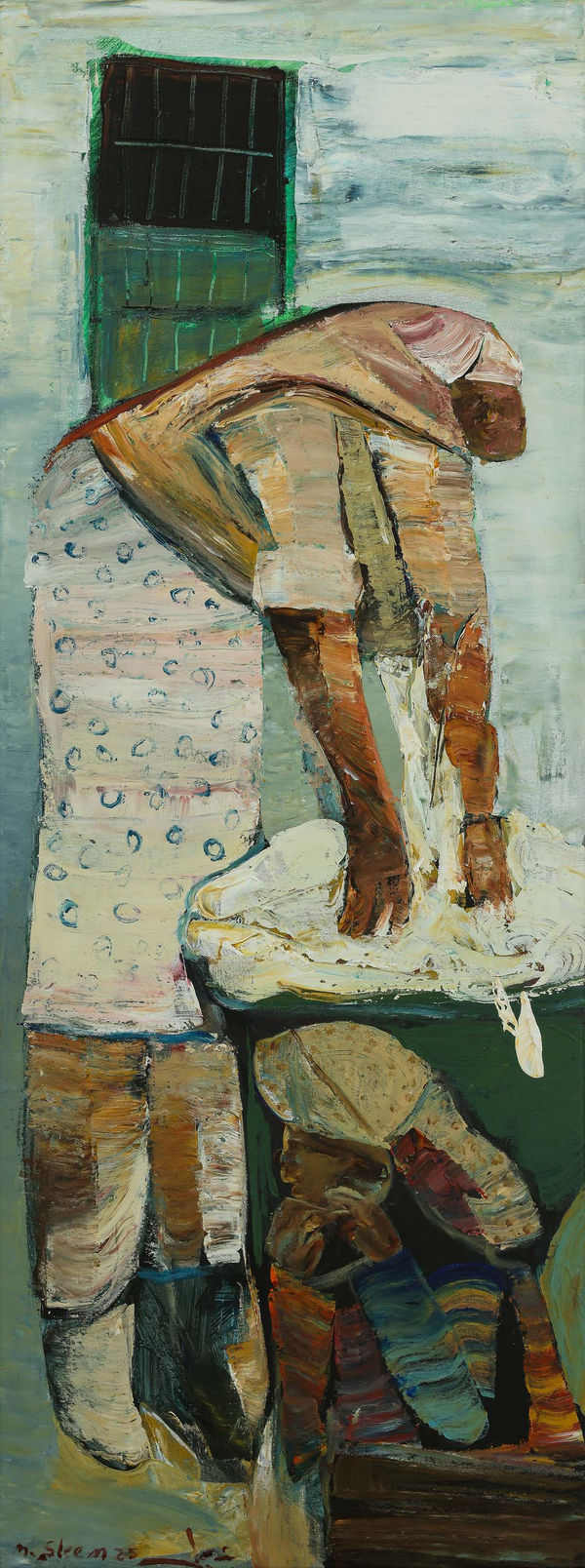 Mostafa Sleem, White heart, 2025