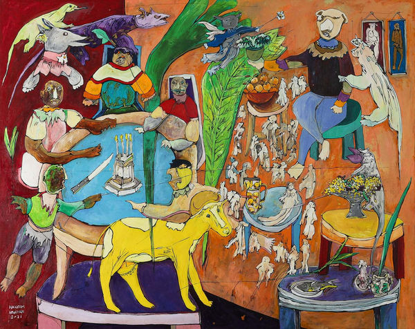 Hakeem Aboukila, Yellow cow, 2021