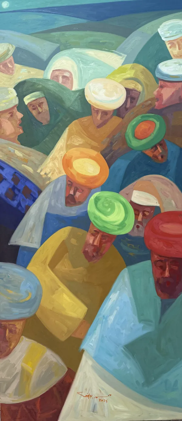 Mohamed Abulwafa, Dervish Whirling , 2025