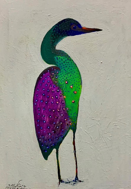 Abdel Wahab Abdel Mohsen Untitled, 2021 Acrylic on Canvas 60 x 43 23 31/50 x 16 93/100