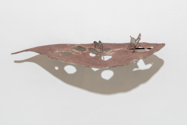 Claudia Losi Lingua foglia, 2020 Laser-cut wrought iron