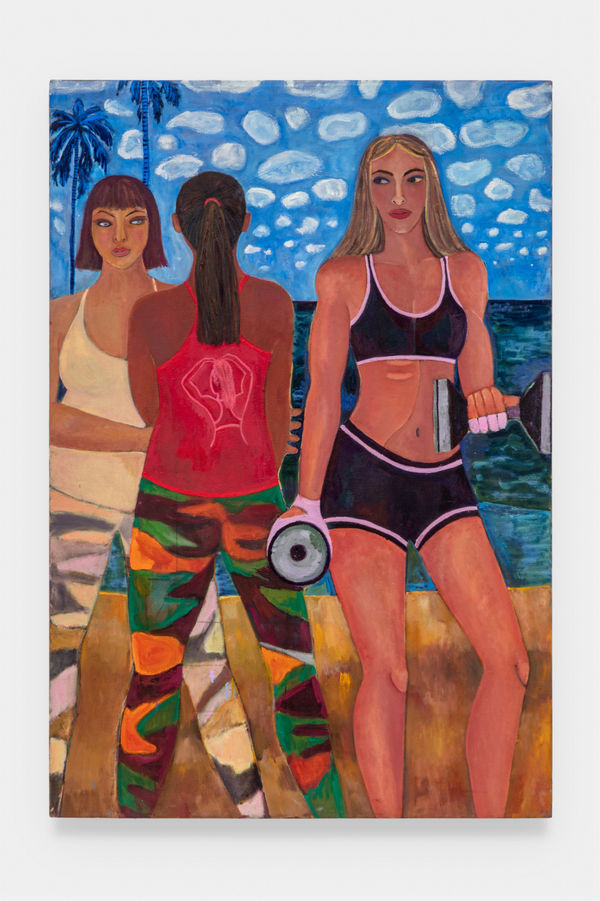 Simone Kennedy Doig Muscle Beach, 2018-2022 Oil on canvas