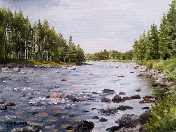 Janice Mcilwain, River Dee near Ballater
