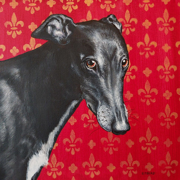 Stanley Bird, Shadow on Scarlet and Gold