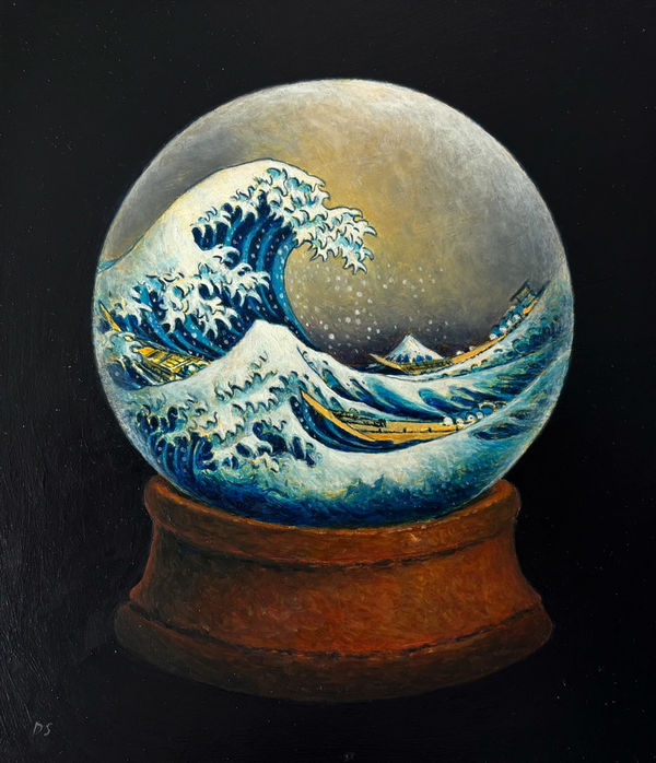 David Schofield RGI, The Grand Wave Off Kanagawa (after Hokusai)