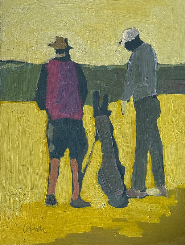 Michael Clark PAI RSW RGI, First Tee with Caddie