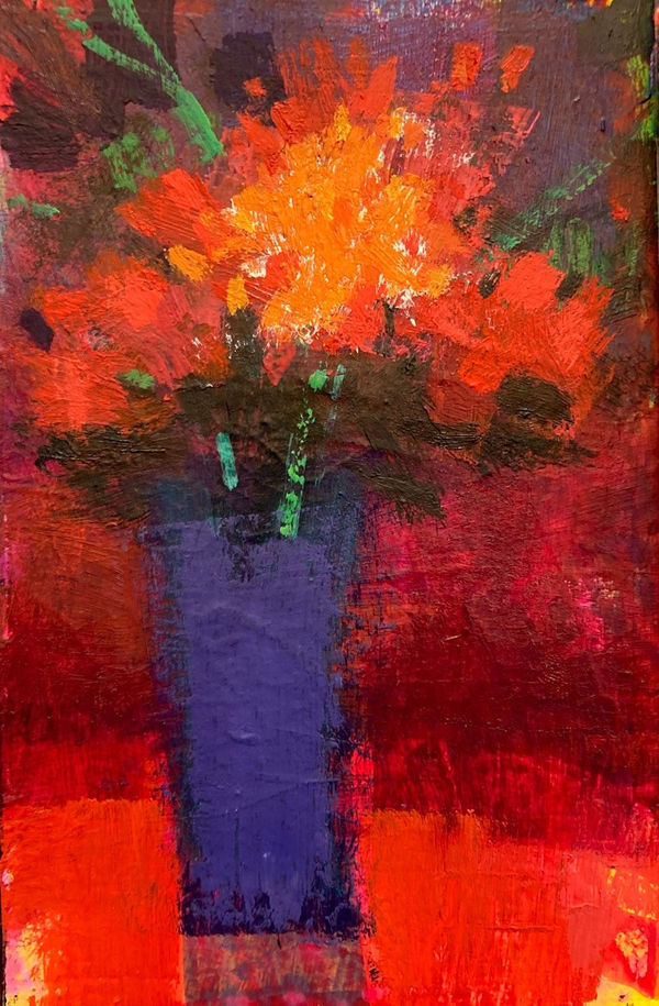 Francis Boag, Red & orange bouquet