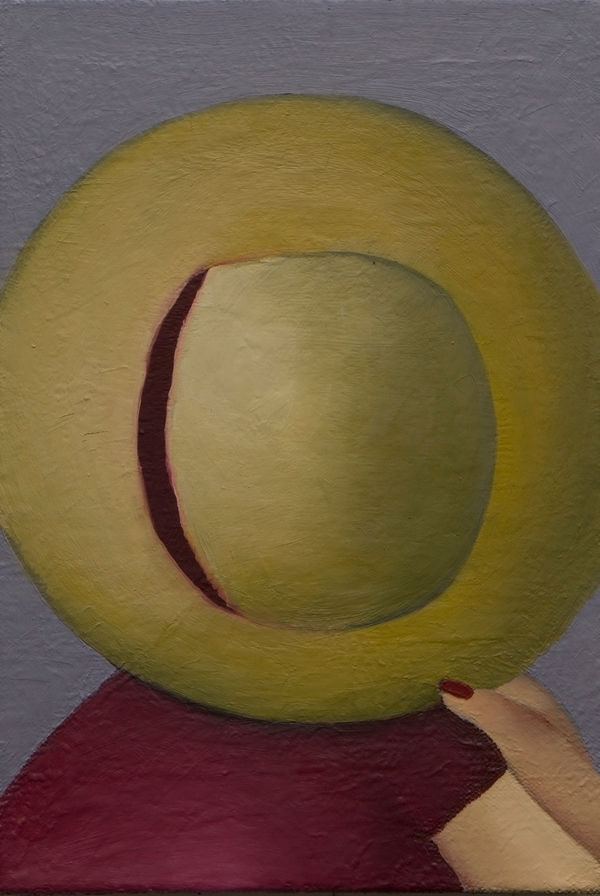 Sun Daliang 孙大量, Girl with a Straw Hat 遮阳帽少女, 2016