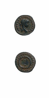 Bronze Follis of Constantine II Struck While Caesar