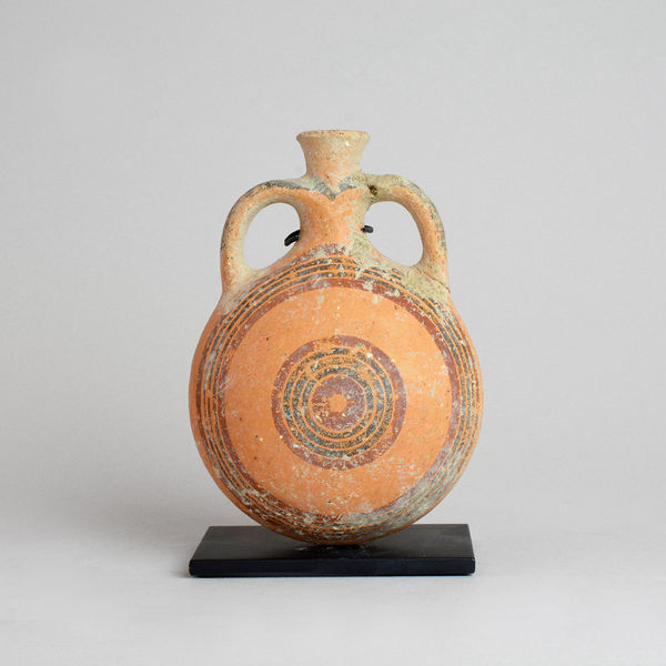 Late Bronze Age Terracotta Pilgrim's Flask