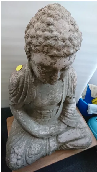 Ming Stone Seated Amitabha