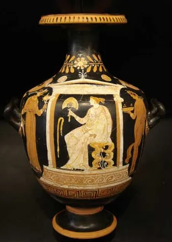 Apulian Red and White-Figure Hydria